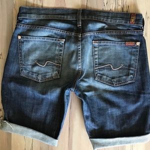 Seven for all Mankind cut off jean shorts size 29